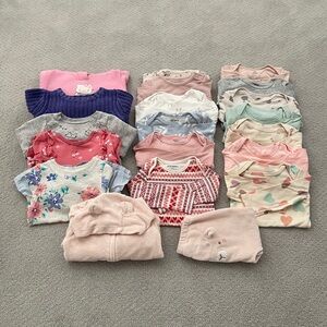 20 pieces baby girl long sleeves clothing bundle